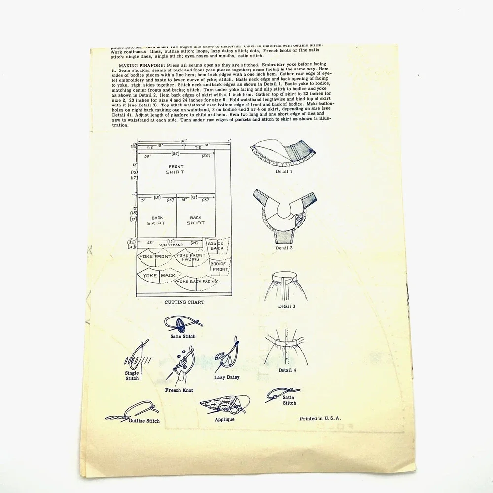 Vintage Lamb and‎ Clothing Transfer Pattern #7189 HTF